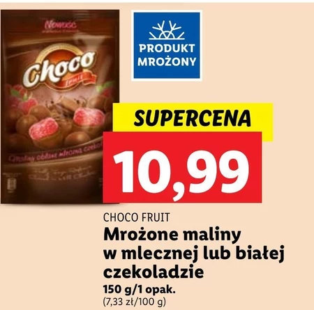 Mrożone maliny Choco fruit