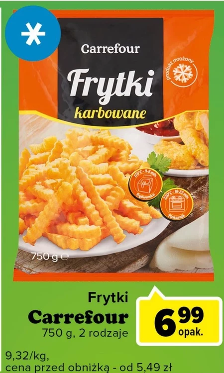 Frytki Carrefour