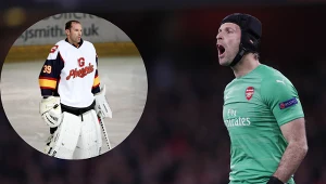 Petr Cech z bramkarza piłkarskiego został hokejowym