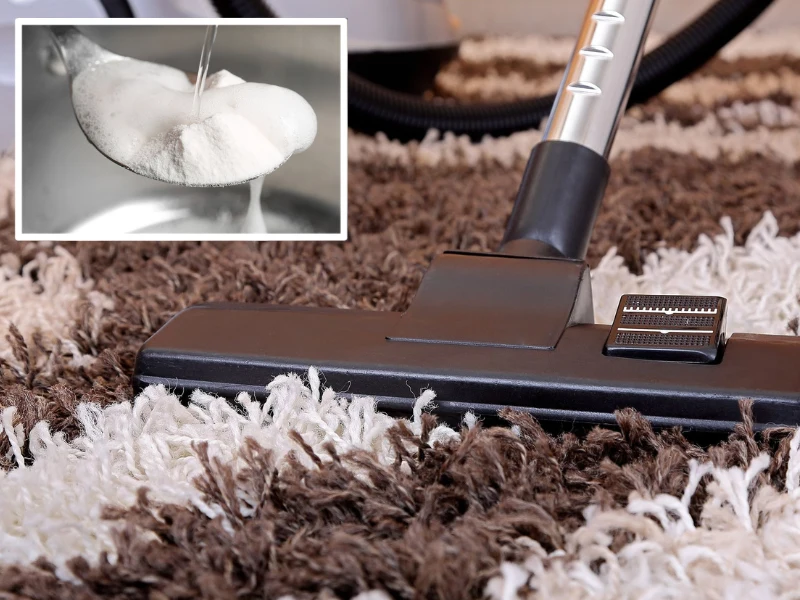 Soda oczyszczona ma wiele zastosowań. Dzięki niej możesz m.in. szybko odświeżyć dywan Soda oczyszczona ma wiele zastosowań. Dzięki niej możesz m.in. szybko odświeżyć dywan