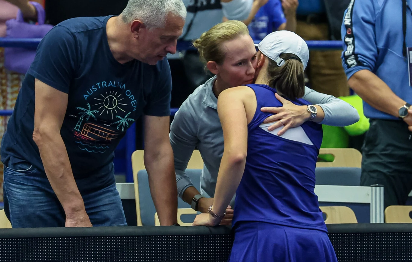 Tomasz Świątek, Daria Abramowicz, Iga Świątek