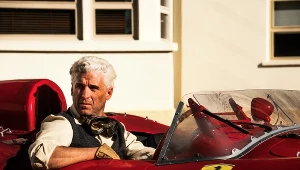 Patrick Dempsey w scenie z "Ferrari"