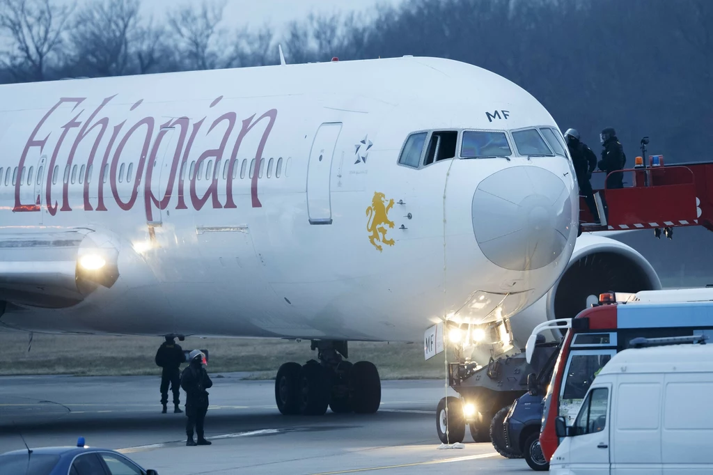 Samolot Ethiopian Airlines.