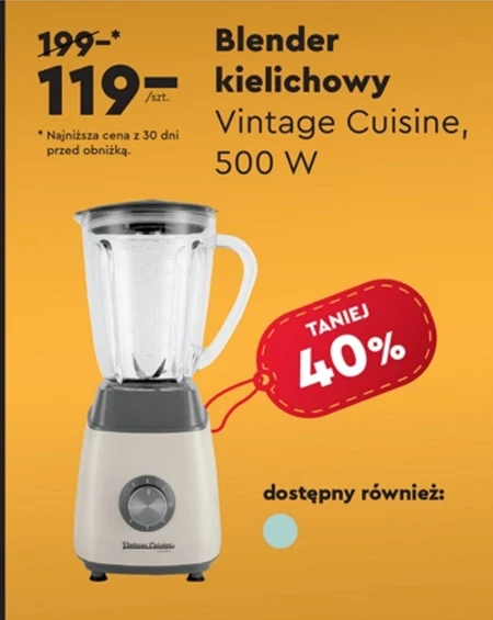 Blender kielichowy Vintage Cuisine