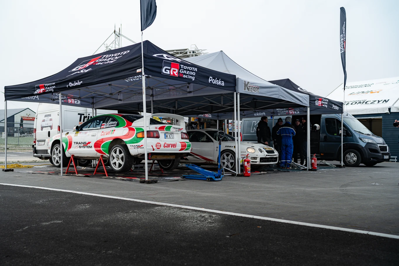 Trening w Słomczynie przed 61. Rajdem Barbórka