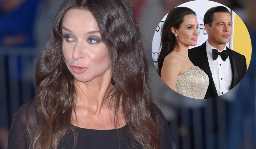 Marta Kaczyńska, Angelina Jolie, Brad Pitt