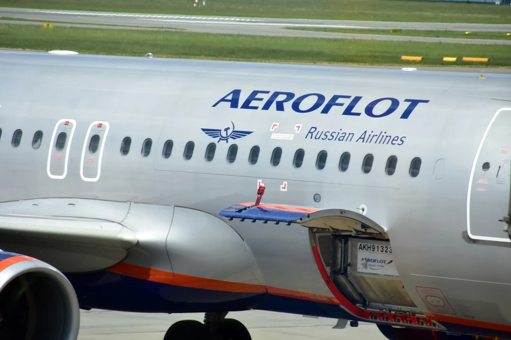 Samolot linii AEROFLOT.