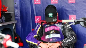 Kacper Woryna w trakcie rundy Tauron SEC w Częstochowie.