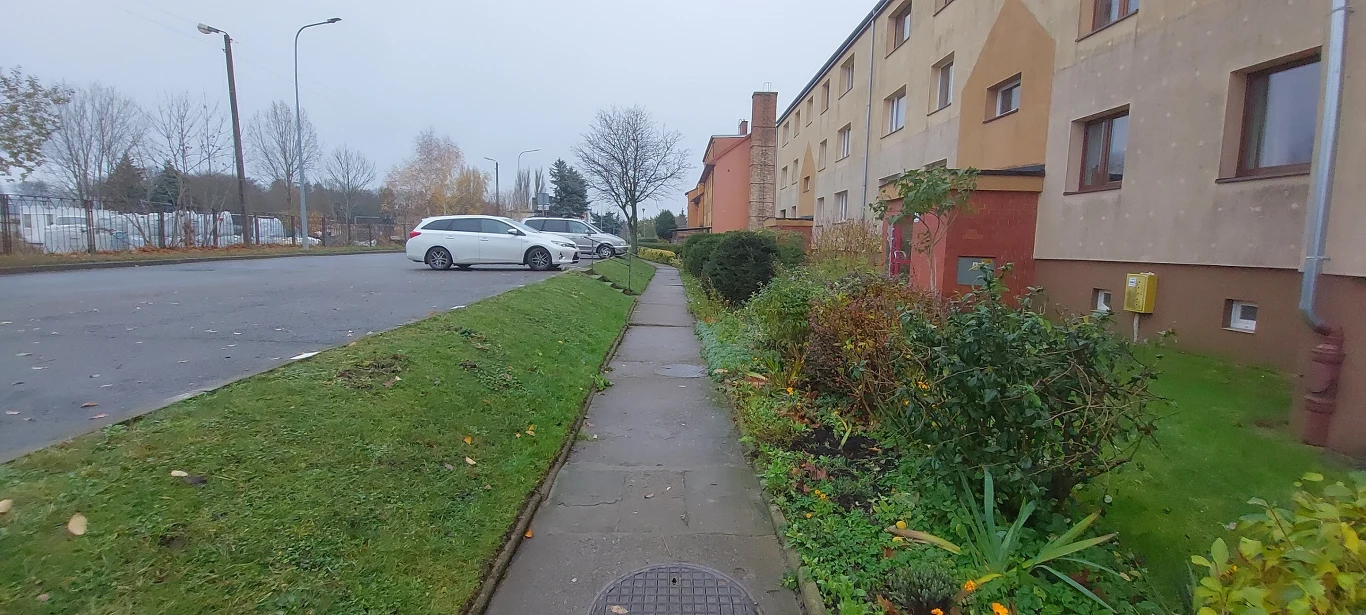 Blok, w którym mieszkała Justyna