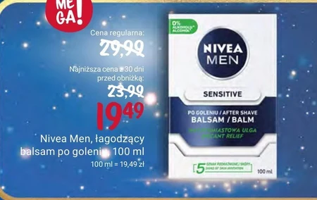 NIVEA MEN Sensitive Łagodzący balsam po goleniu 100 ml