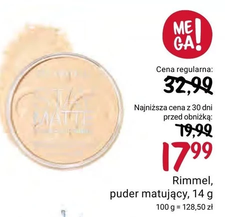 Puder matujący