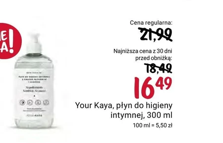 Płyn do higieny intymnej Your KAYA