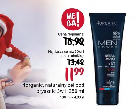Żel pod prysznic 4organic