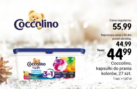 Coccolino Care Kapsułki 3w1 do prania kolorowych tkanin 467 g (27 prań)