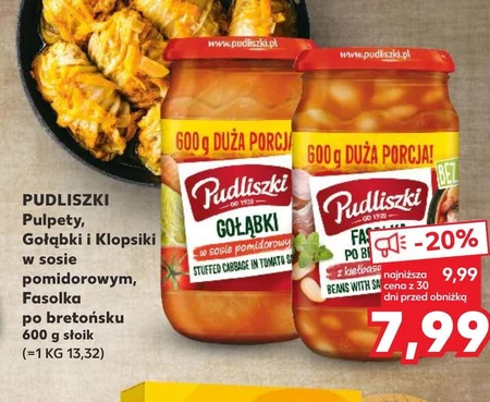 Pudliszki Gołąbki w sosie pomidorowym 600 g