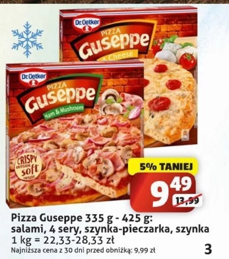 Dr. Oetker Guseppe Pizza z kurczakiem i grillowanymi warzywami 425 g