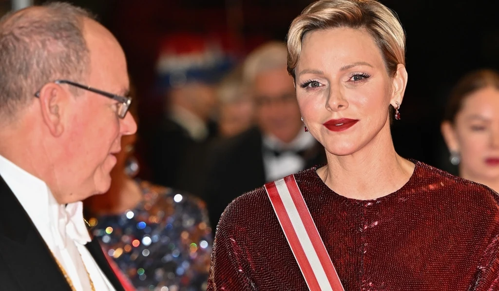 Księżna Charlene i książę Albert