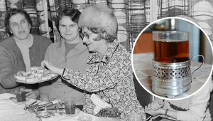 Irena Gumowska (na zdjęciu w futrzanej czapce) była pierwszą dietetyczką PRL-u., w swoich książkach zalecała diet ę racjonalną i zrównoważoną. Jak jeszcze odchudzały się Polki? /fot. herbaty Picsel 