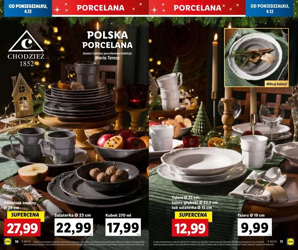 Porcelana rodem z PRL-u w Lidlu