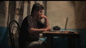 Jafar Panahi w filmie "Niedźwiedzie nie istnieją"