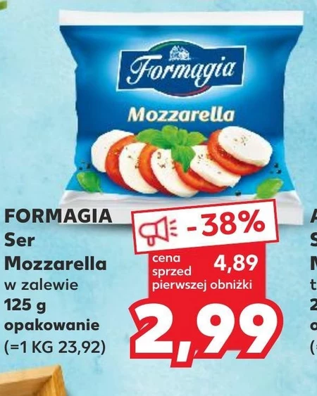Formagia Ser Mozzarella w zalewie kulka 125 g