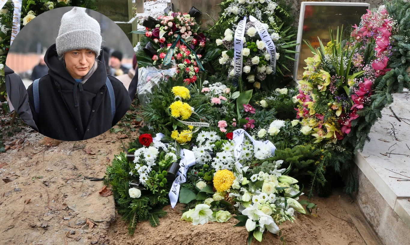 Matylda Damięcka zdecydowała się na nietypowy gest nad grobem ojca Matylda Damięcka zdecydowała się na nietypowy gest nad grobem ojca