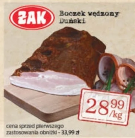 Boczek wędzony Żak