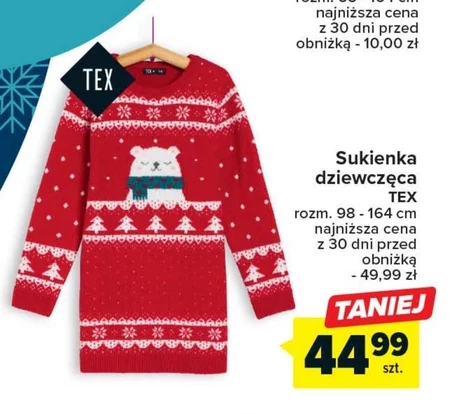 Sukienka dziewczęca TEX