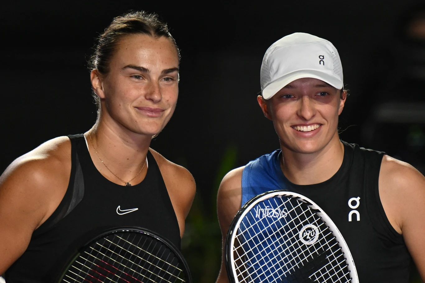 Aryna Sabalenka i Iga Świątek