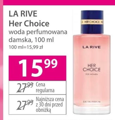 Woda perfumowana damska La rive