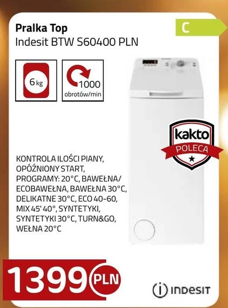 Pralka Indesit