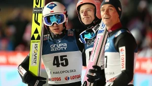 Kamil Stoch, Dawid Kubacki i Piotr Żyła