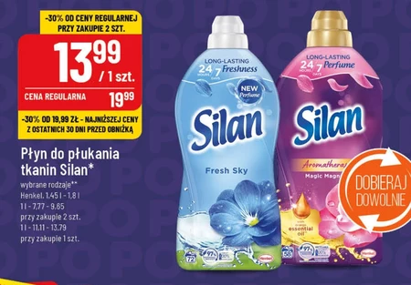 Silan Fresh Sky Płyn do zmiękczania tkanin 1800 ml (72 prania)