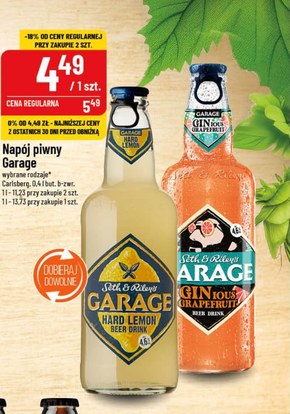 Seth & Riley's Garage Energy Bezalkoholowy energetyzujący napój piwny o smaku mango 400 ml niska cena