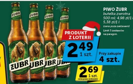 Żubr Piwo jasne 500 ml