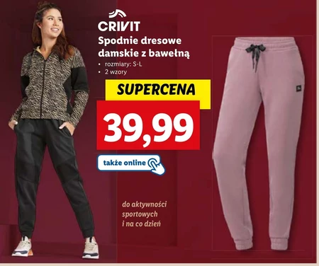 Spodnie dresowe Crivit