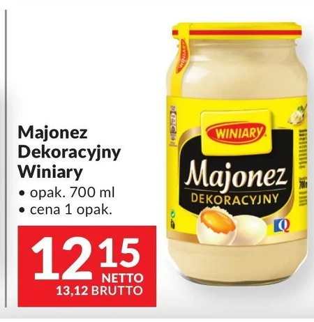 Winiary Majonez Dekoracyjny 700 ml