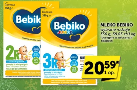 Bebiko Junior 3R Mleko modyfikowane dla dzieci powyżej 1. roku życia 800 g (2 x 400 g)