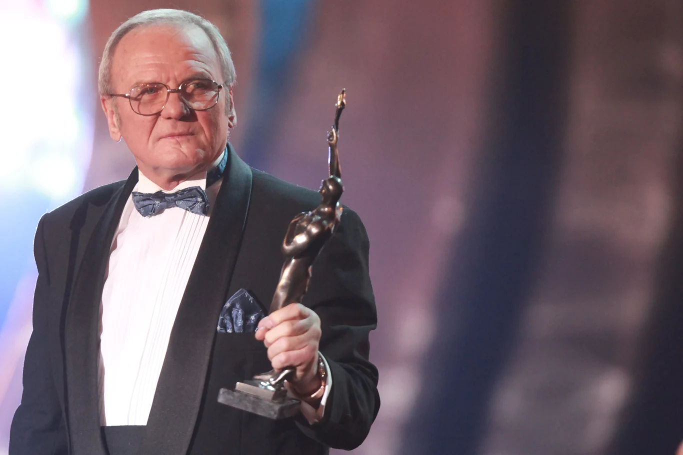 Styczeń 2010 roku - Jerzy Kulej podczas uroczystej gali z okazji 75. Plebiscytu "Przeglądu Sportowego" na najlepszego sportowca roku