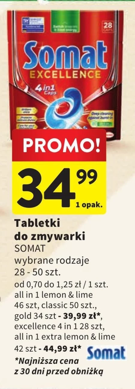 Tabletki do zmywarki Somat
