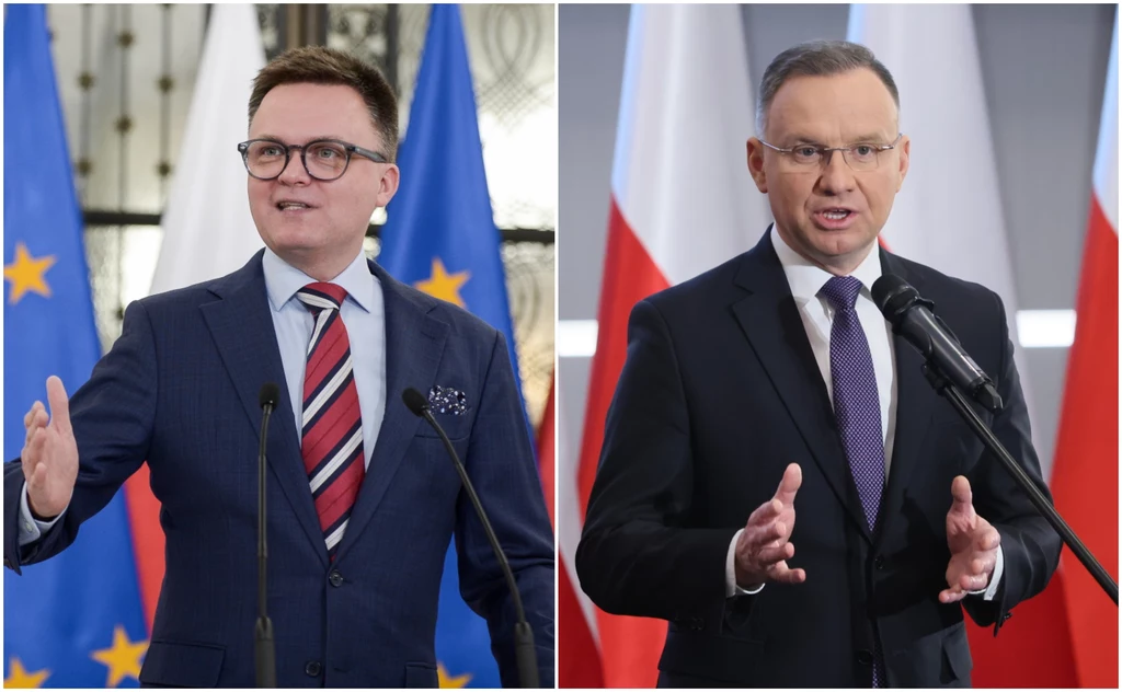 Szymon Hołownia i Andrzej Duda Szymon Hołownia i Andrzej Duda