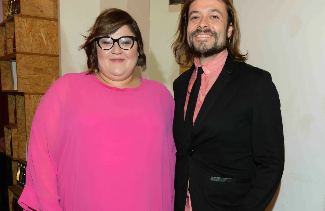 Dominika Gwit z mężem Dominika Gwit z mężem