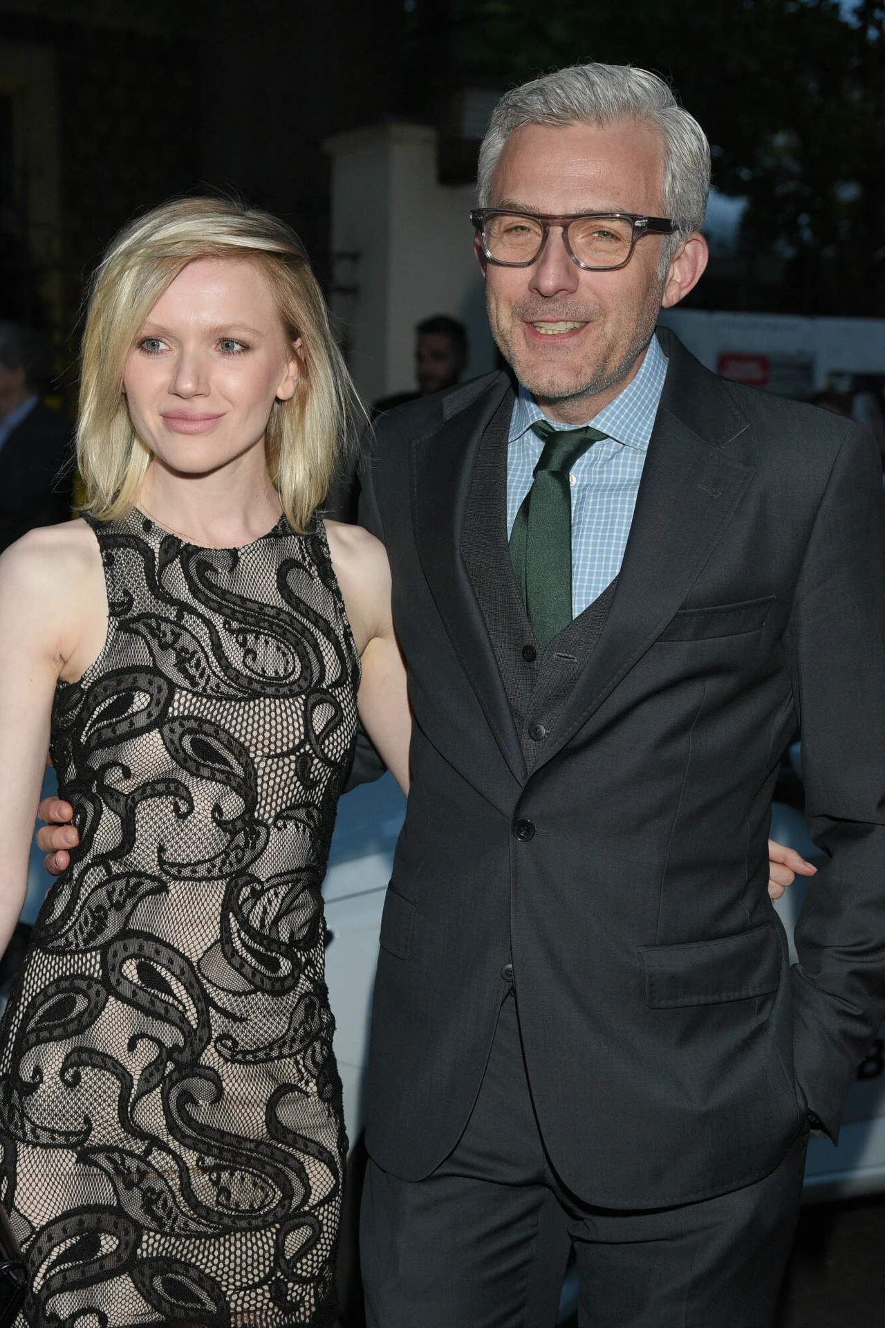 Hubert Urbański i Joanna Majstrak chętnie pokazywali się na salonach Hubert Urbański i Joanna Majstrak chętnie pokazywali się na salonach