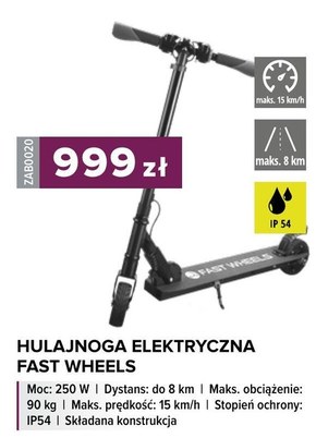 Hulajnoga elektryczna Fast Wheels niska cena