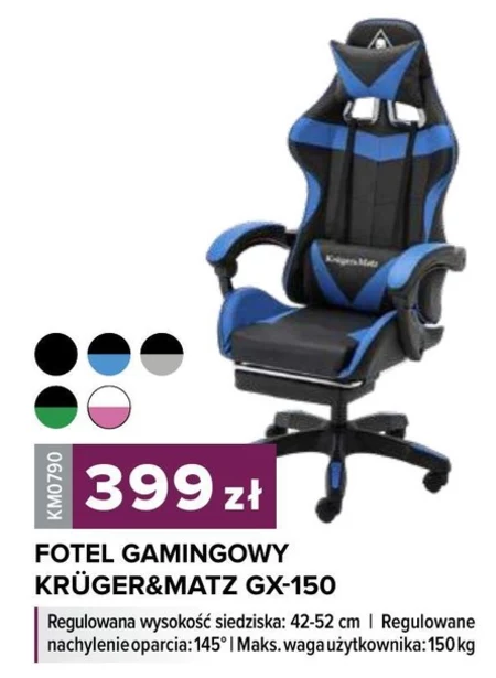 Fotel gamingowy Krüger&Matz