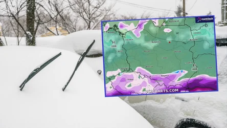 Do Polski nadciągają śnieżyce. IMGW wydał dla dwóch województw alerty drugiego stopnia dotyczące intensywnych opadów