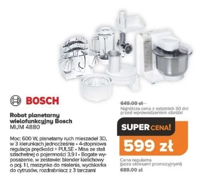 Robot kuchenny Bosch