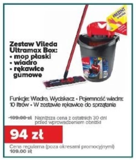 Zestaw mop i wiadro Vileda