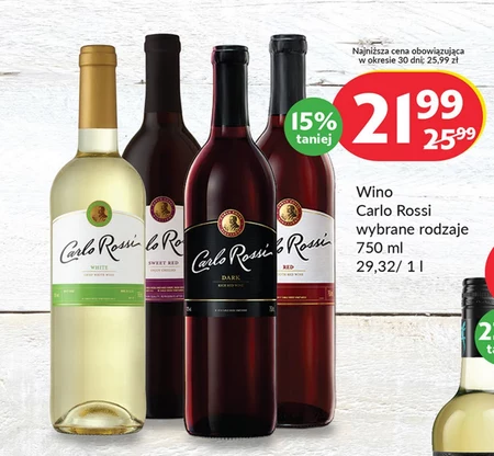 Carlo Rossi Dark Wino czerwone 750 ml