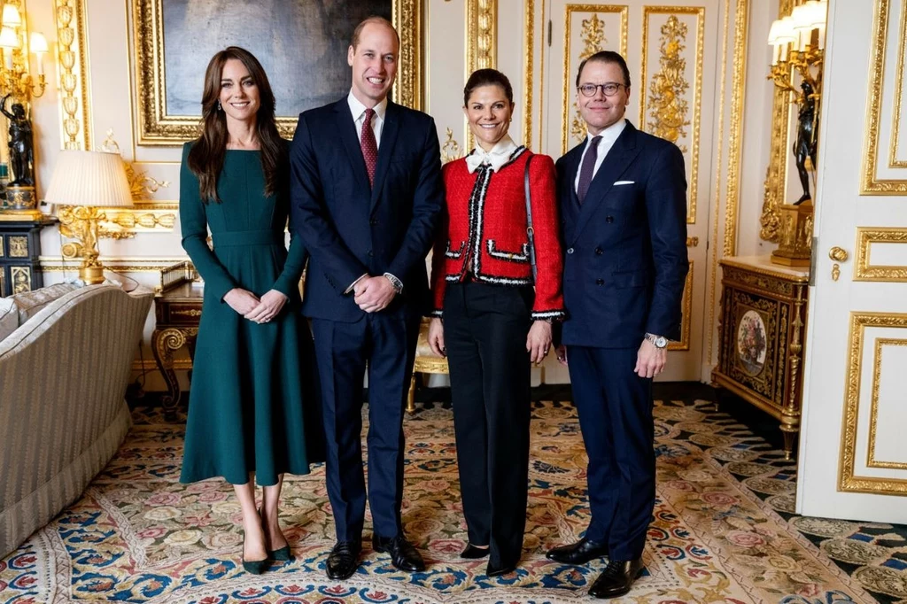Księżna Kate i książę William na spotkaniu z księżniczką Wiktorią